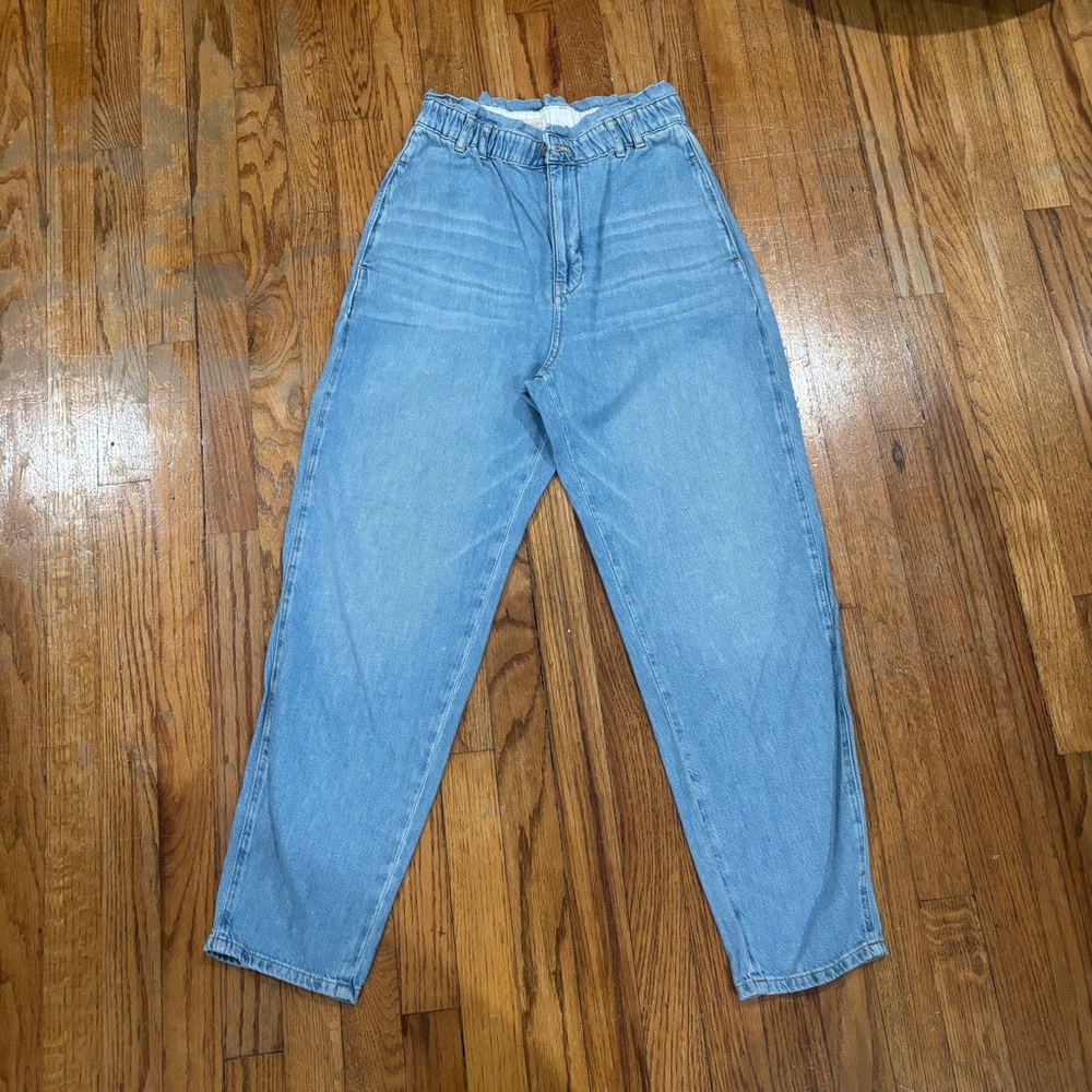 Pilcro Light Blue Elastic Waist Denim